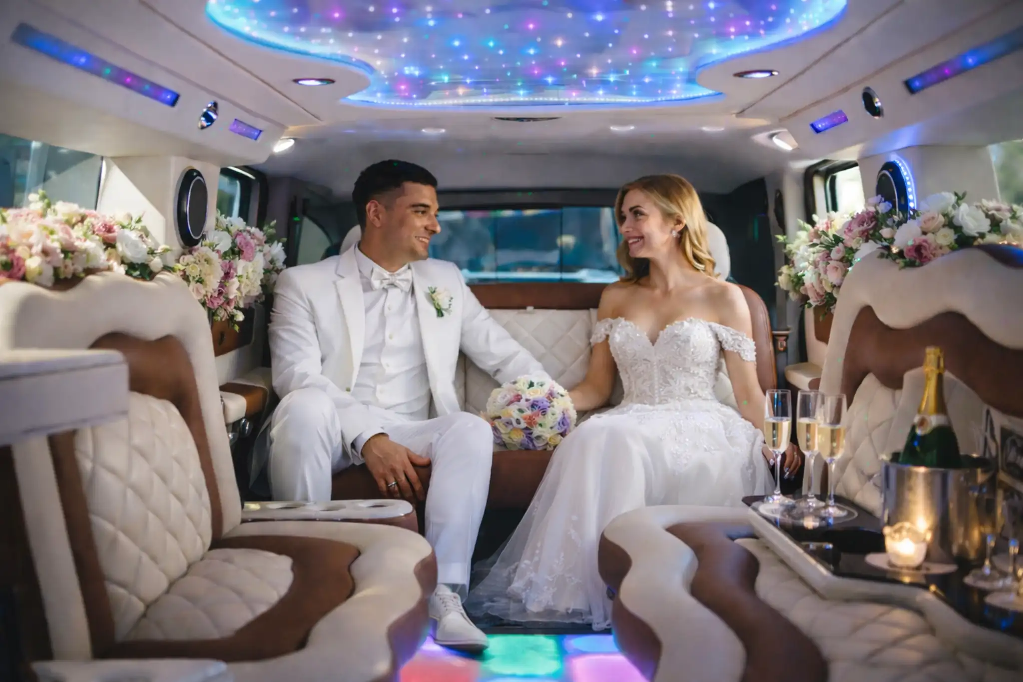 Mariage Paris limousine